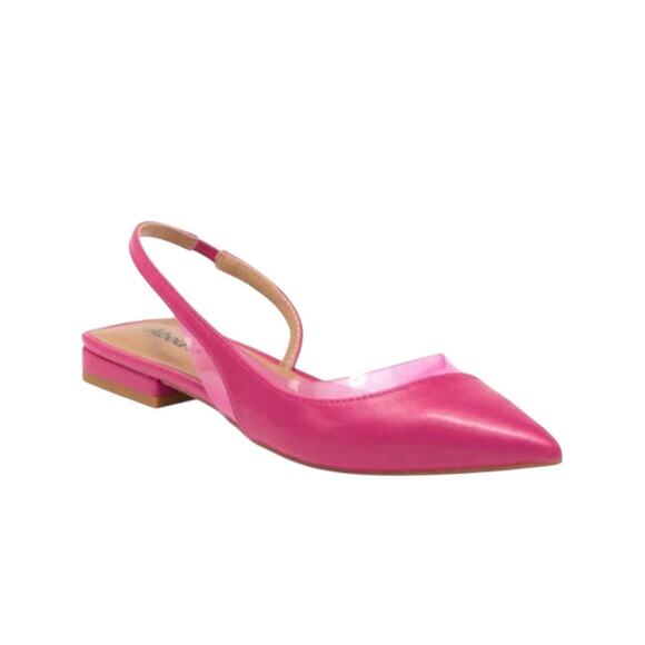 Abound Charlatan Clear Strap D'orsay Flat Women’s 11M New Tags 90s Barbie Pink - Picture 1 of 10